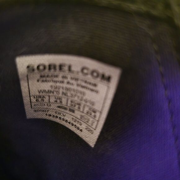 Sorel Cate Chelsea Boots Womens 6.5 Shoes Ankle Lug Leather Black Classic Heel - Picture 7 of 14